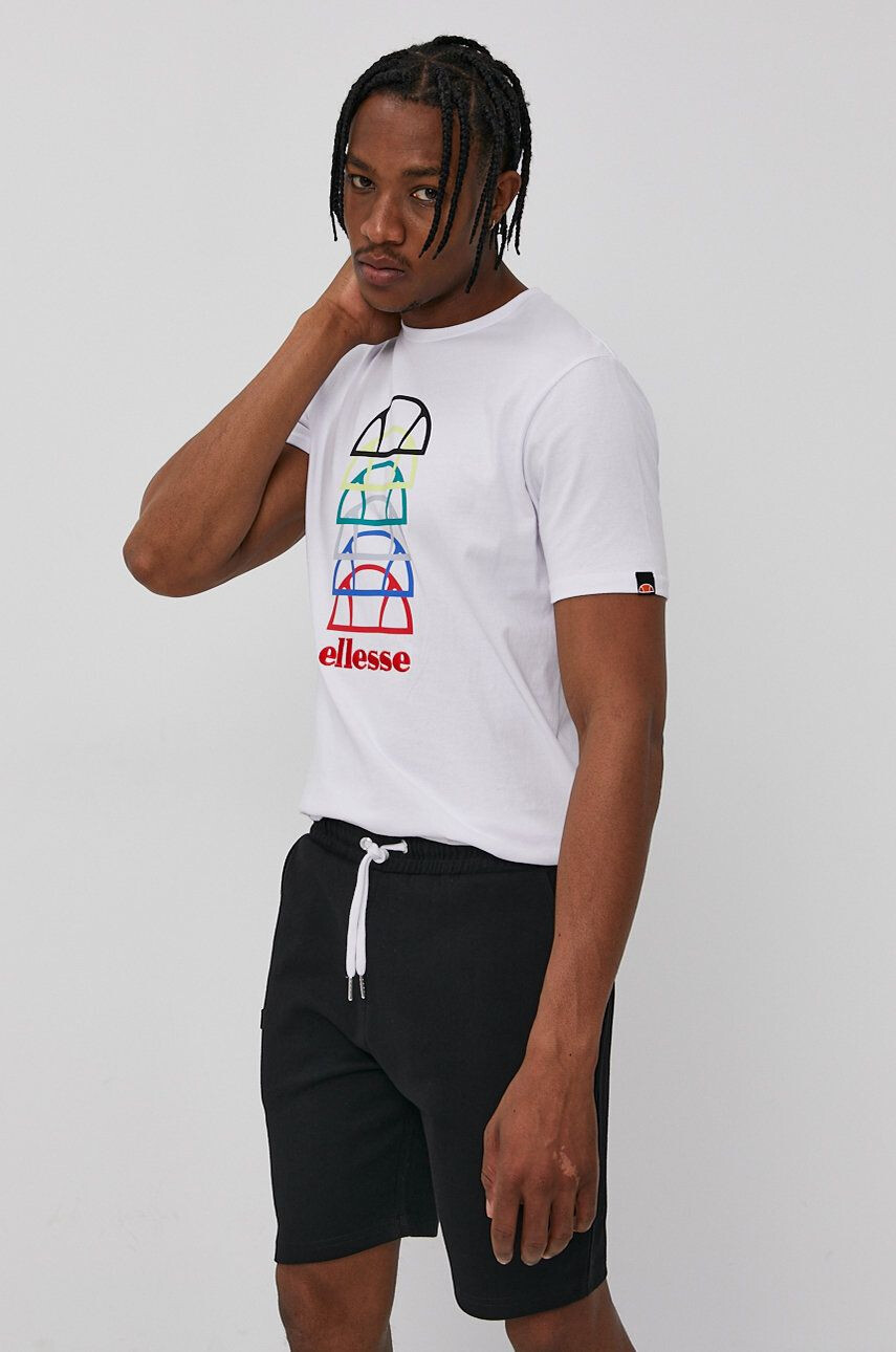 Ellesse t-shirt fehér férfi sima - Pepit.hu