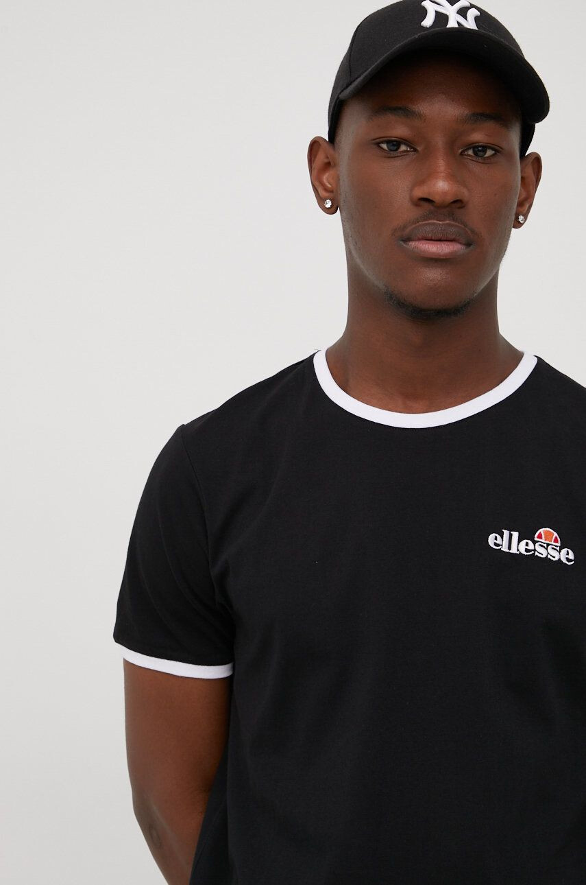 Ellesse t-shirt fekete férfi nyomott mintás - Pepit.hu