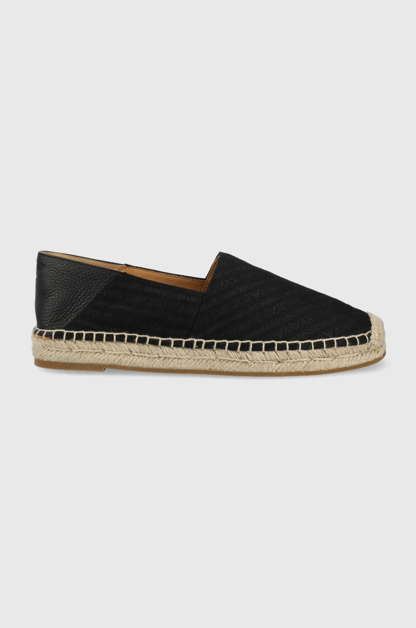 Emporio Armani espadrilles fekete - Pepit.hu