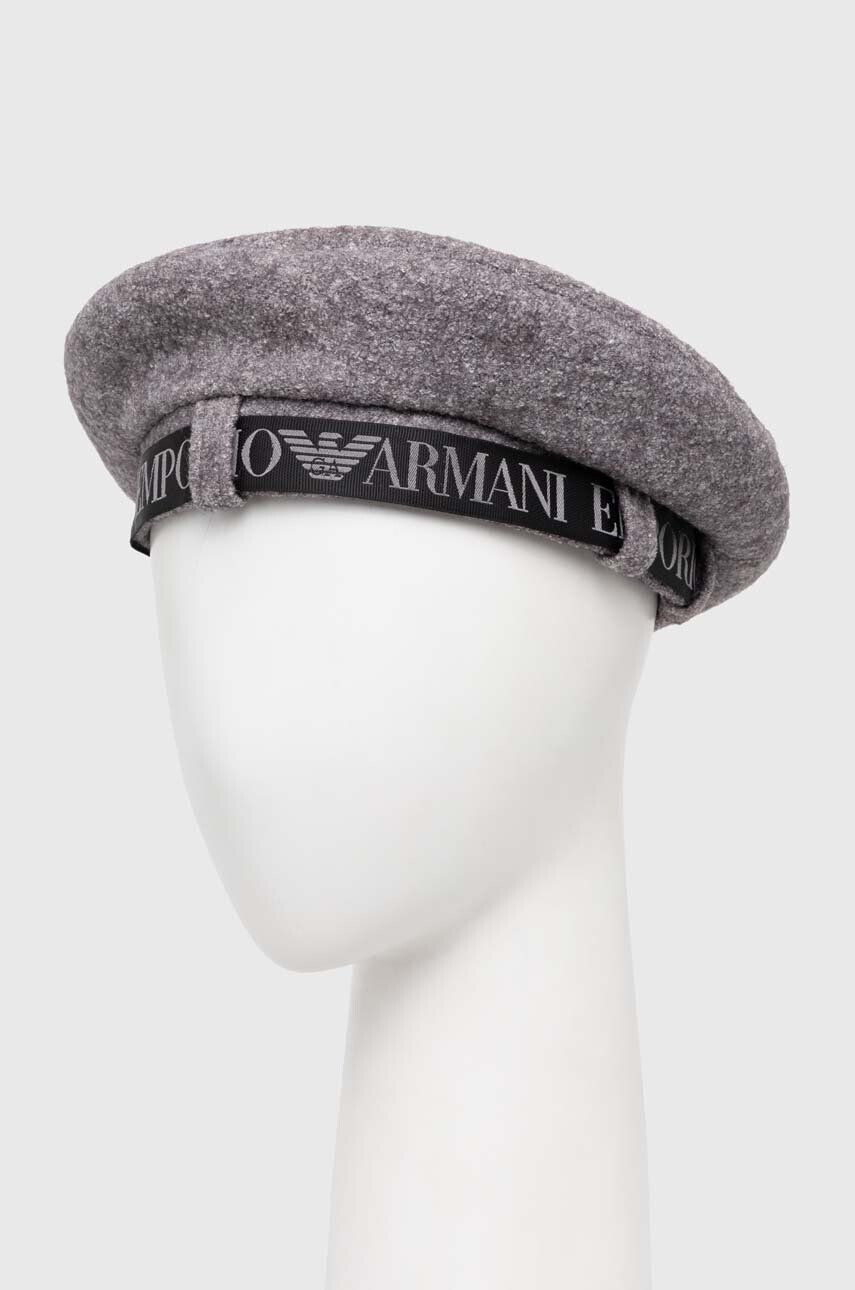 Emporio Armani gyapjú barrett sapka szürke gyapjú - Pepit.hu