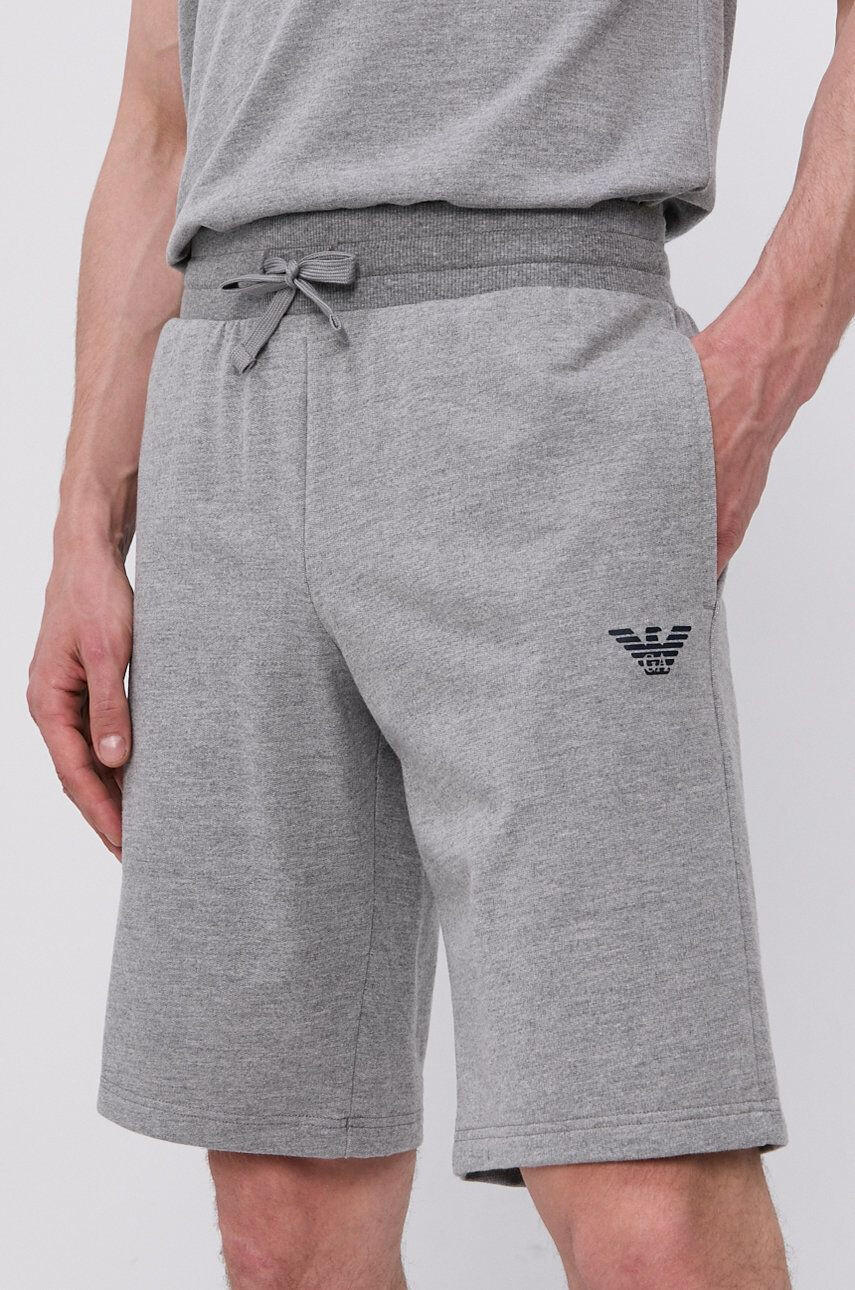 Emporio Armani Underwear Emporio Armani pizsama short szürke férfi mintás - Pepit.hu