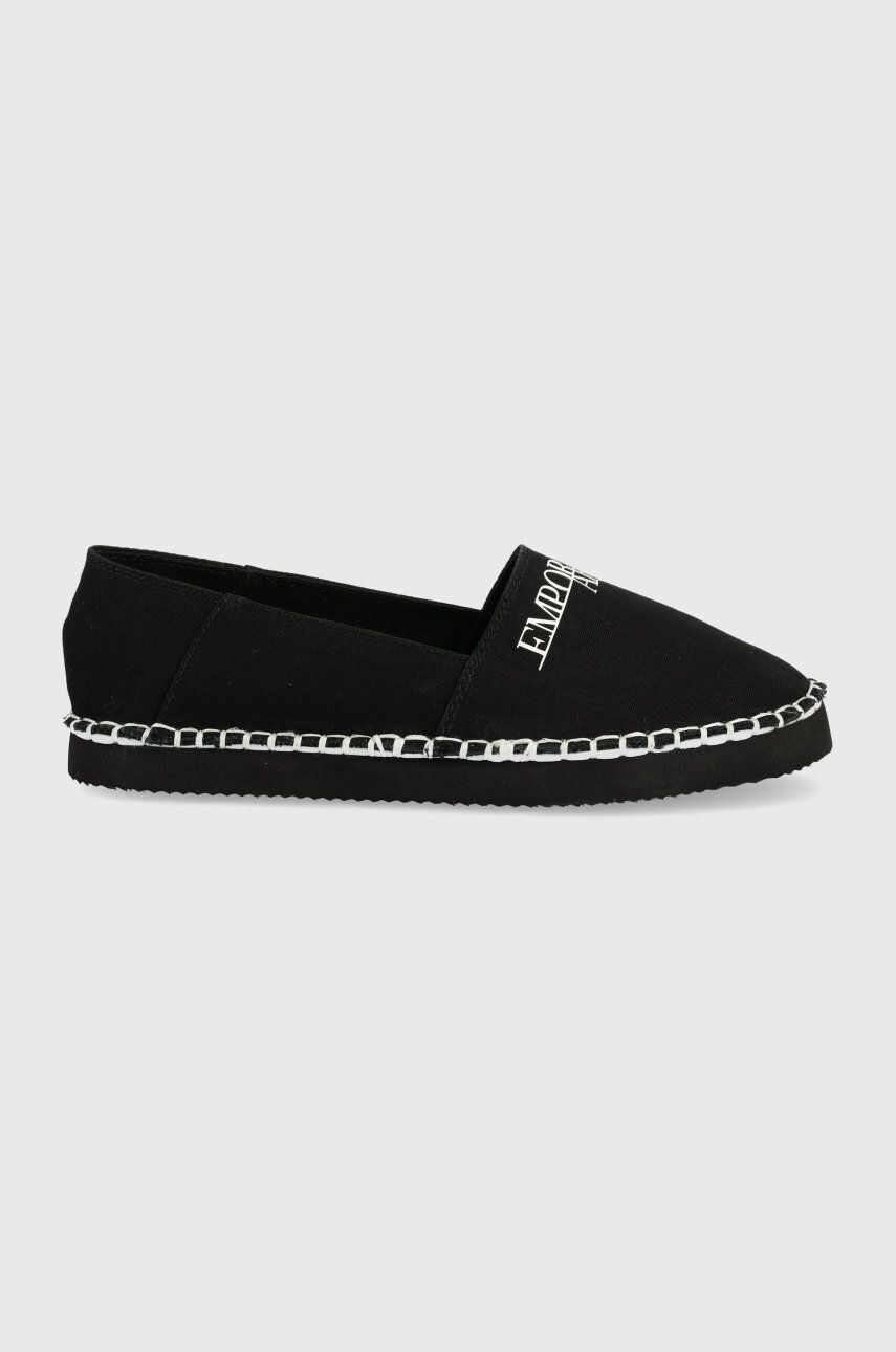 Emporio Armani Underwear espadrilles fekete - Pepit.hu