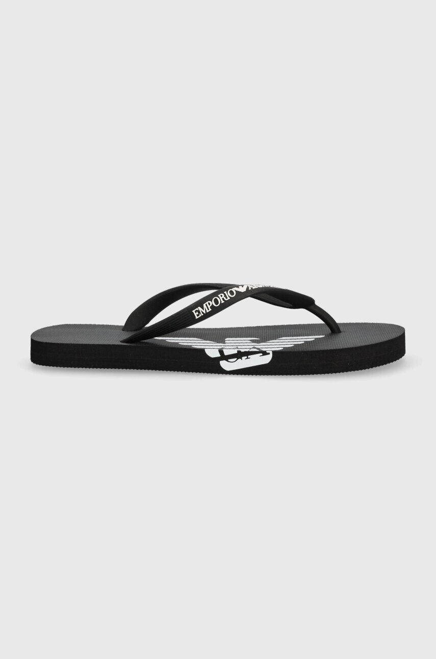 Emporio Armani Underwear flip-flop XVQS06 XN746 00002 fekete - Pepit.hu