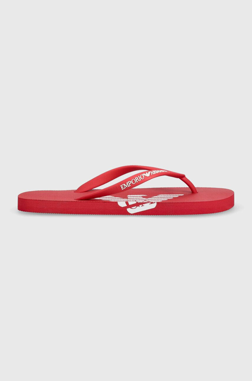 Emporio Armani Underwear flip-flop XVQS06 XN746 00115 piros - Pepit.hu