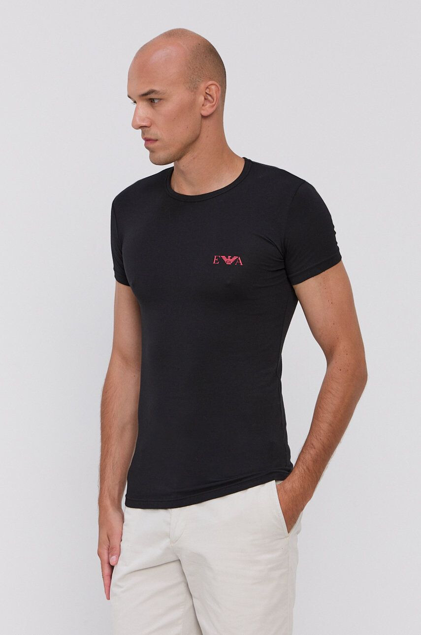 Emporio Armani Underwear t-shirt 2 db férfi sima - Pepit.hu