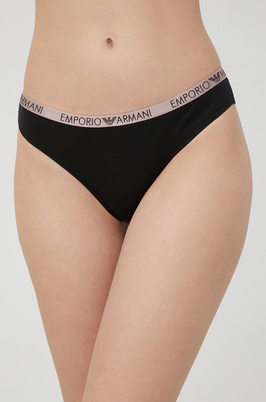 Emporio Armani Underwear tanga fekete - Pepit.hu