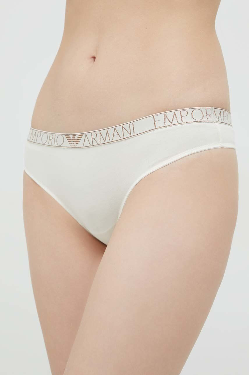 Emporio Armani Underwear tanga bézs - Pepit.hu