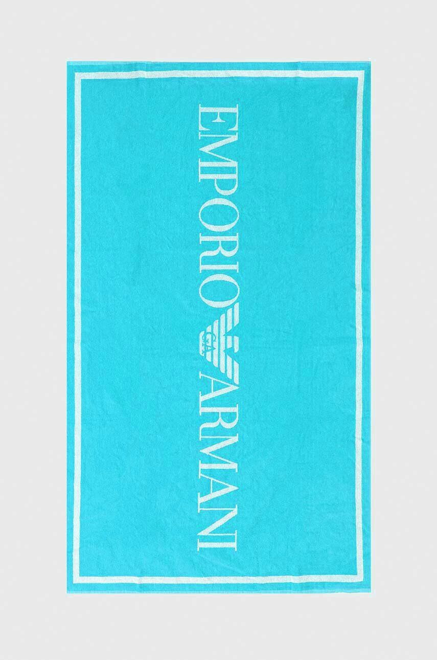 Emporio Armani Underwear törölköző türkiz - Pepit.hu