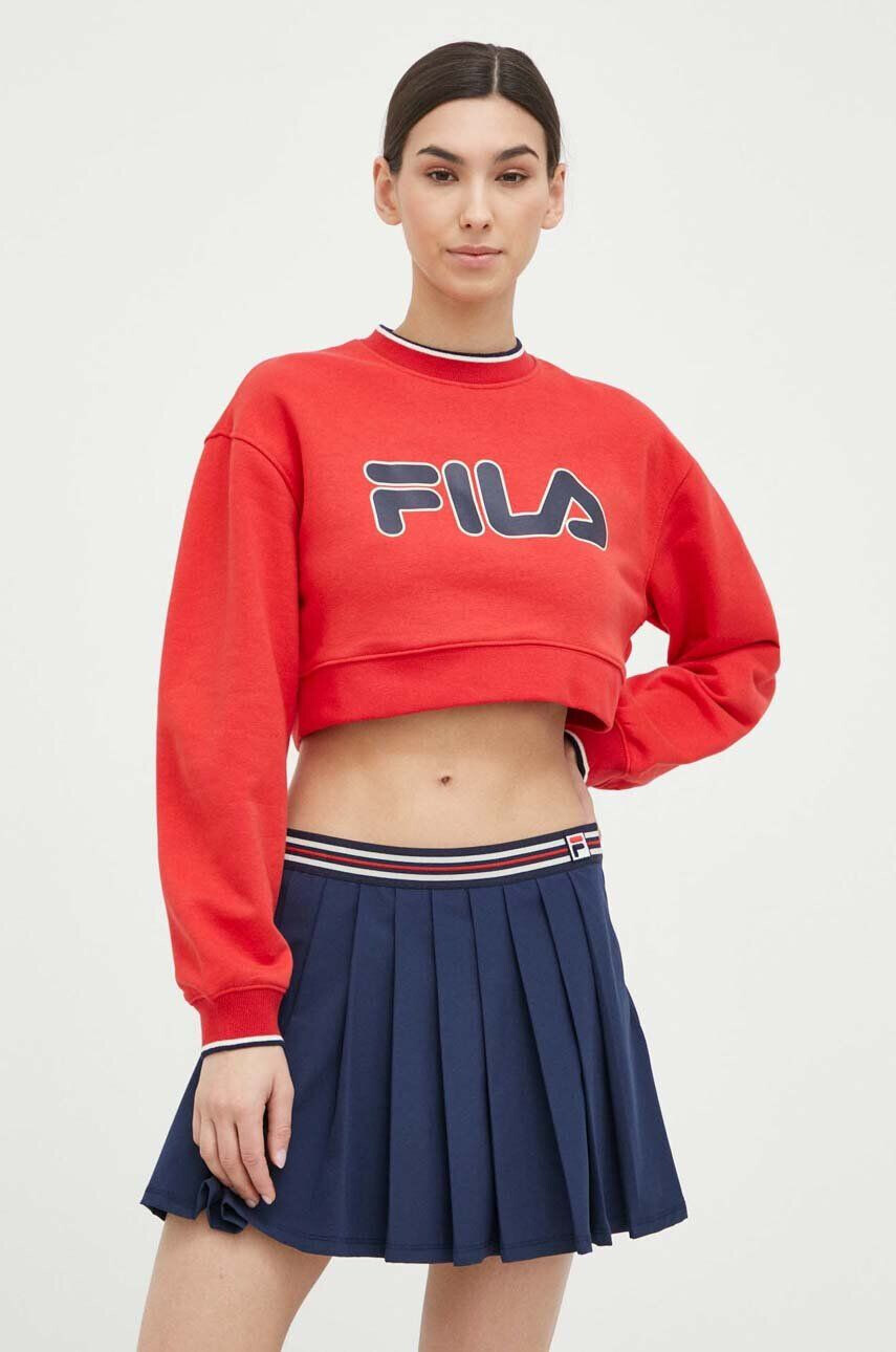 Fila felső x Hailey Bieber piros női nyomott mintás - Pepit.hu