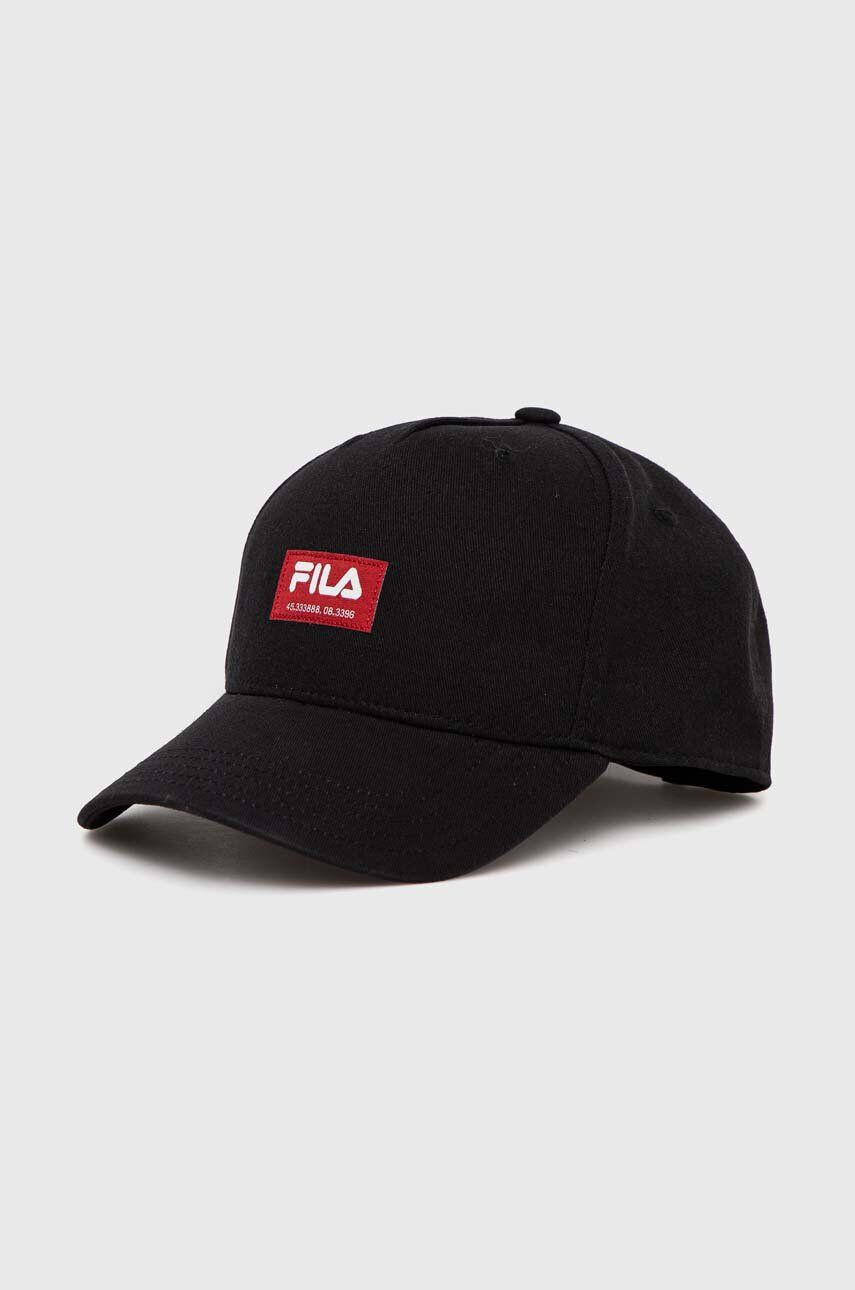 Fila pamut baseball sapka fekete nyomott mintás - Pepit.hu