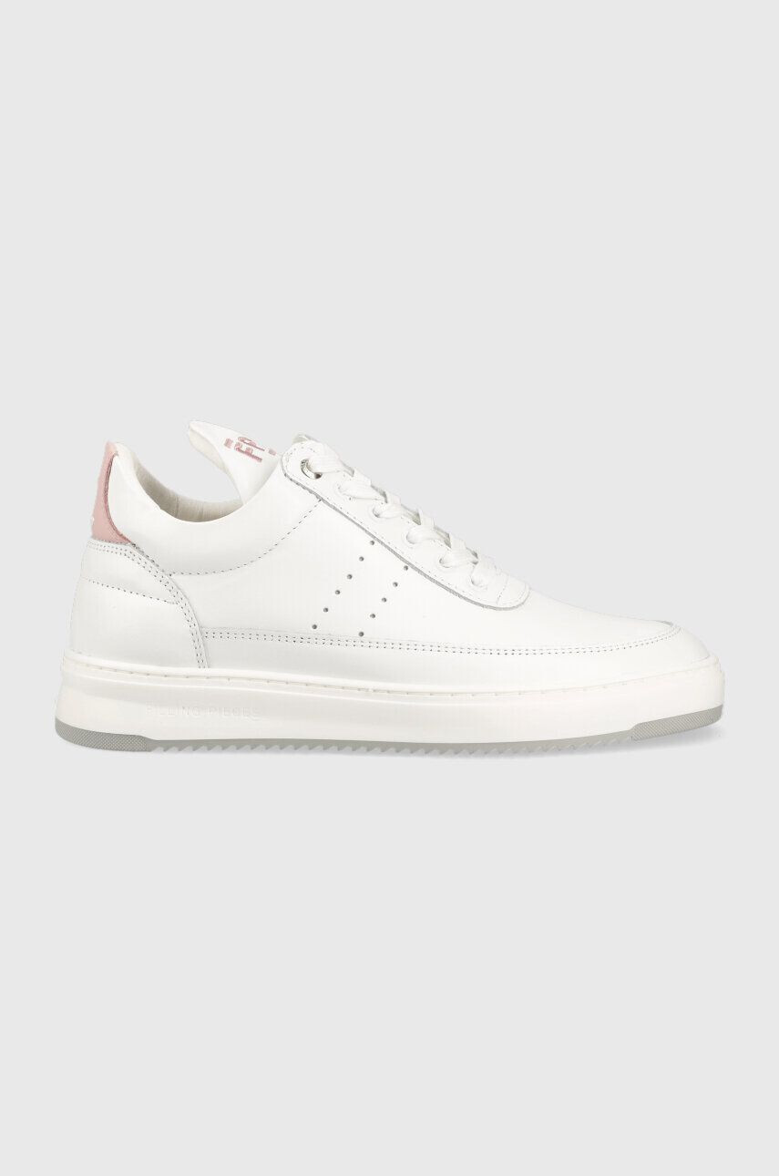 Filling Pieces bőr sportcipő Low Top Bianco fehér 10127792081 - Pepit.hu