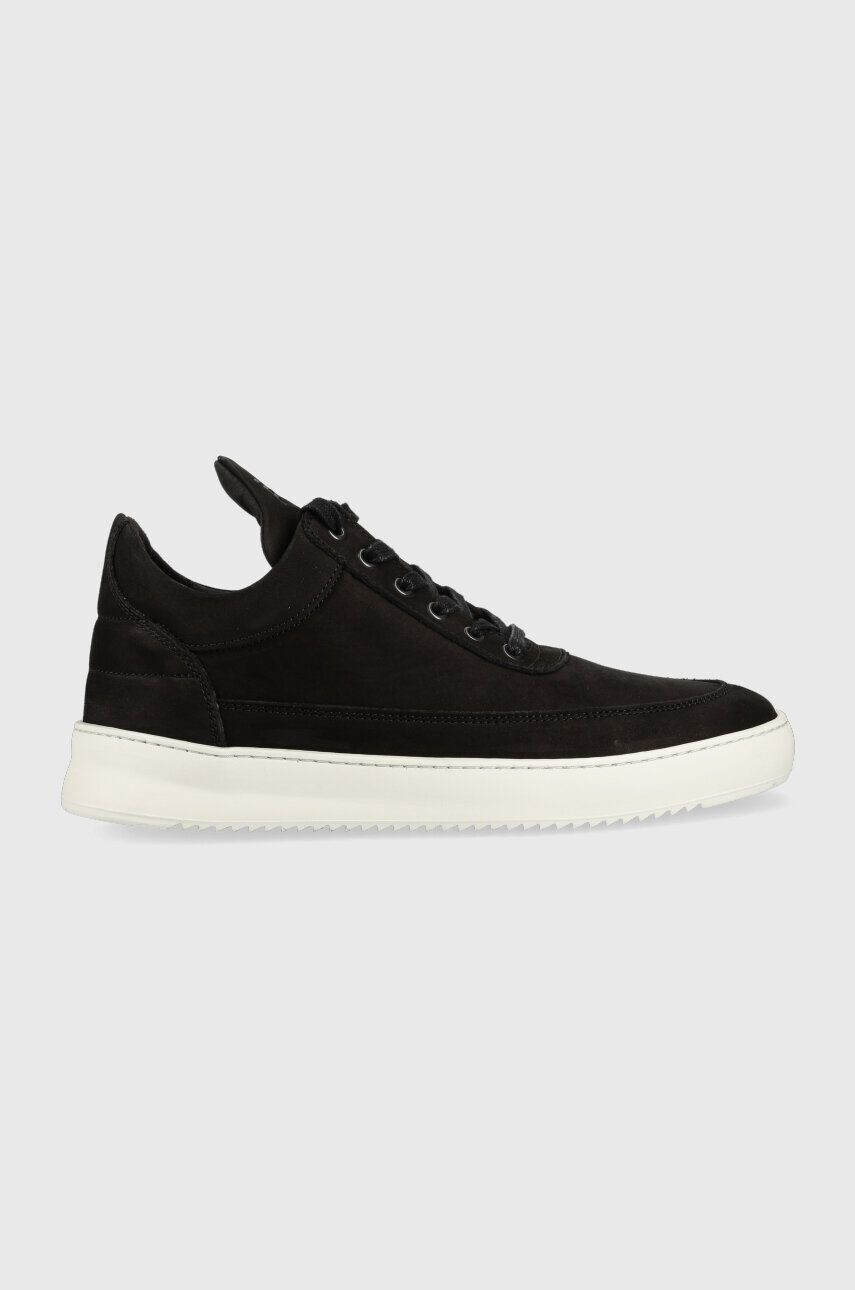 Filling Pieces velúr sportcipő Low Top Ripple fekete 25121721863 - Pepit.hu