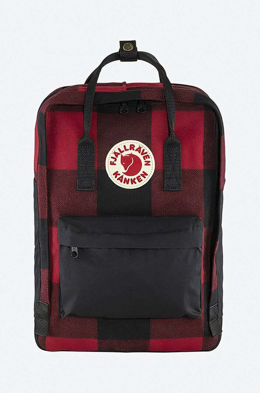 Fjallraven hátizsák piros nagy mintás - Pepit.hu