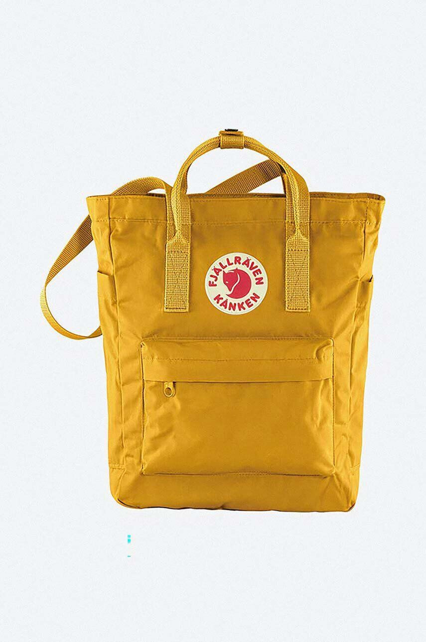 Fjallraven hátizsák Kanken Totepack F2371 16 sárga nagy sima - Pepit.hu