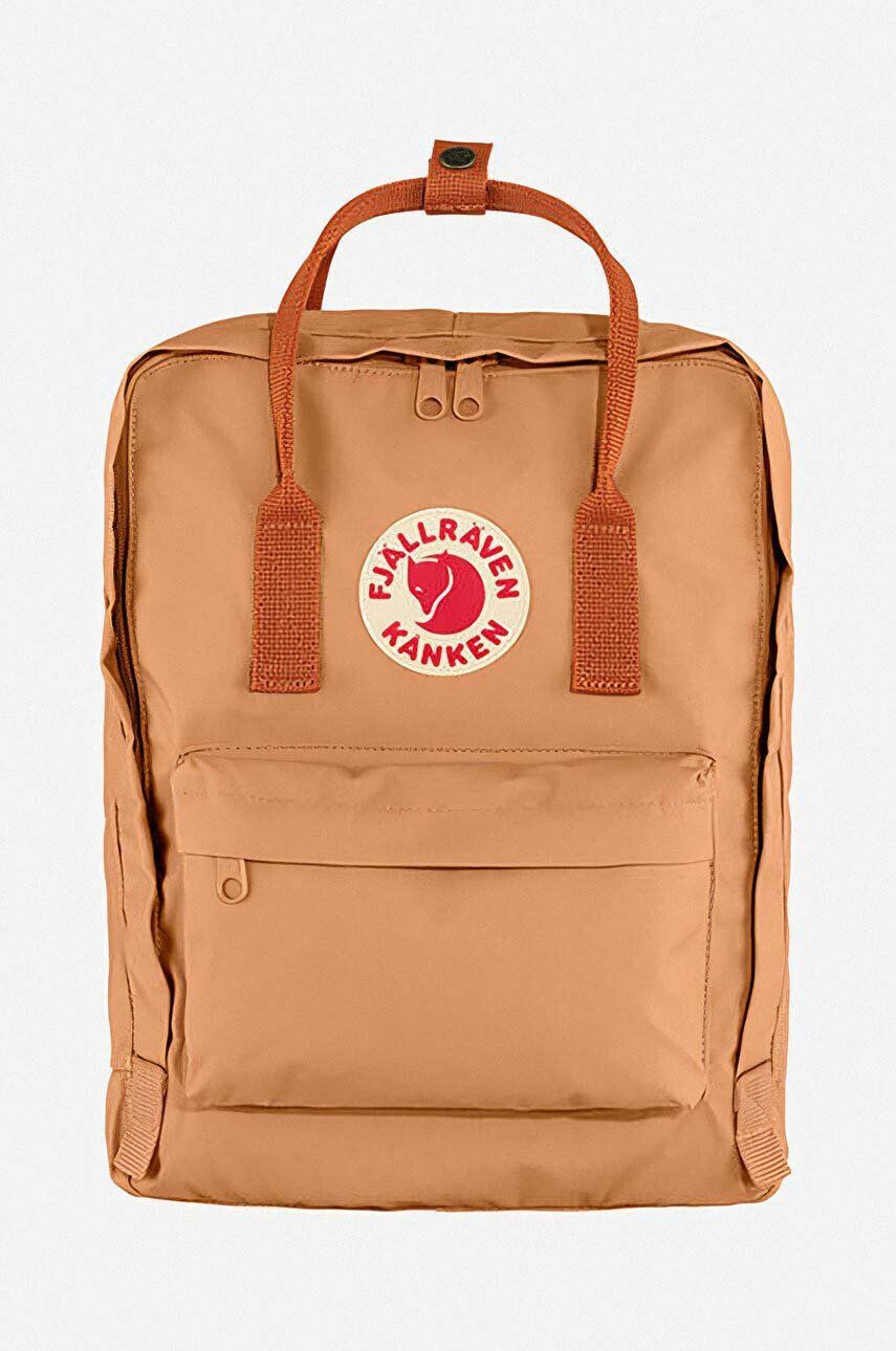 Fjallraven hátizsák Kanken narancssárga nagy nyomott mintás - Pepit.hu