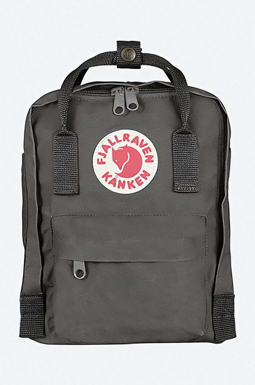 Fjallraven hátizsák Kanken Mini szürke kis nyomott mintás - Pepit.hu