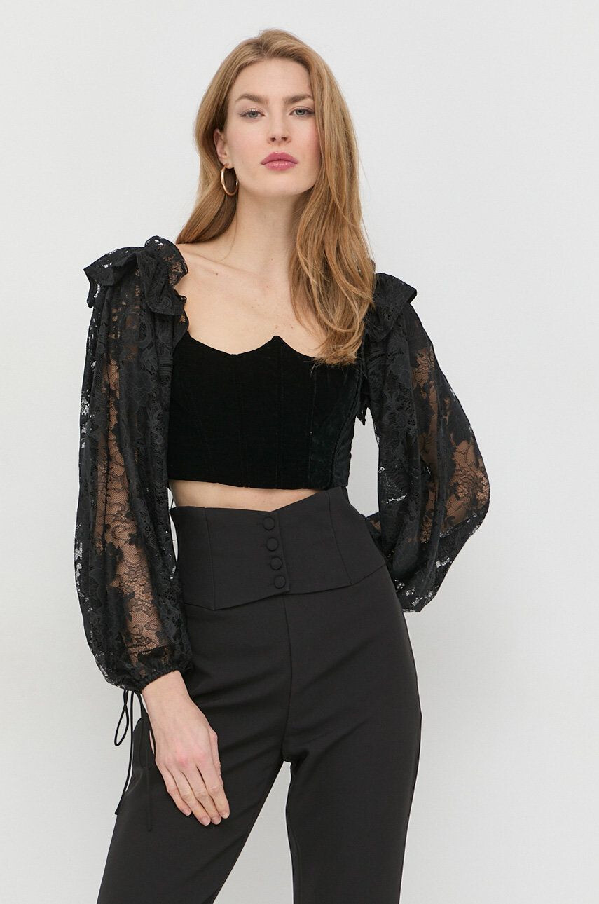 For Love & Lemons top fekete női - Pepit.hu