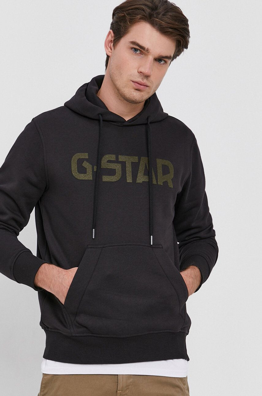 G-Star Raw felső fekete férfi nyomott mintás - Pepit.hu