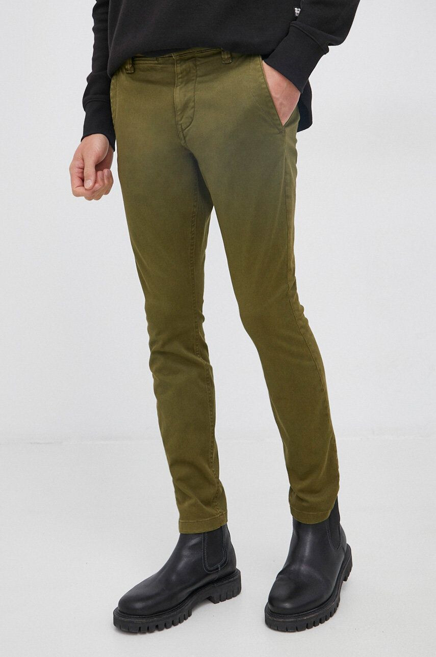 G-Star Raw nadrág férfi zöld chino - Pepit.hu