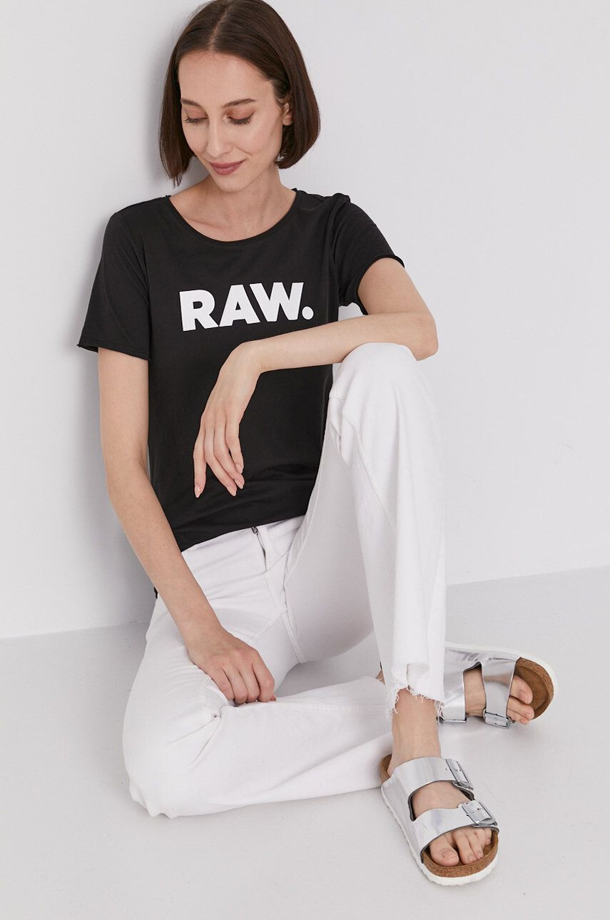 G-Star Raw t-shirt zöld férfi sima - Pepit.hu