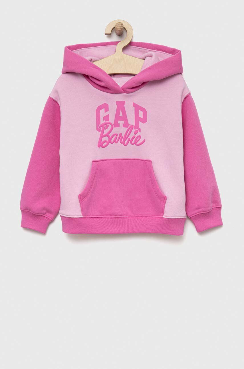 Gap gyerek felső x Barbie lila mintás kapucnis - Pepit.hu