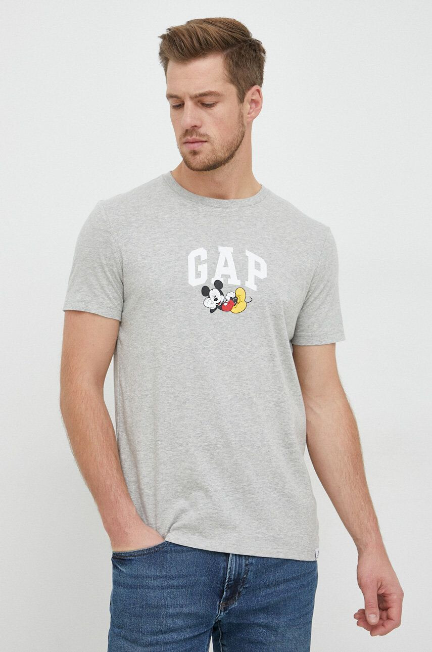 Gap pamut póló Mickey Mouse szürke nyomott mintás - Pepit.hu