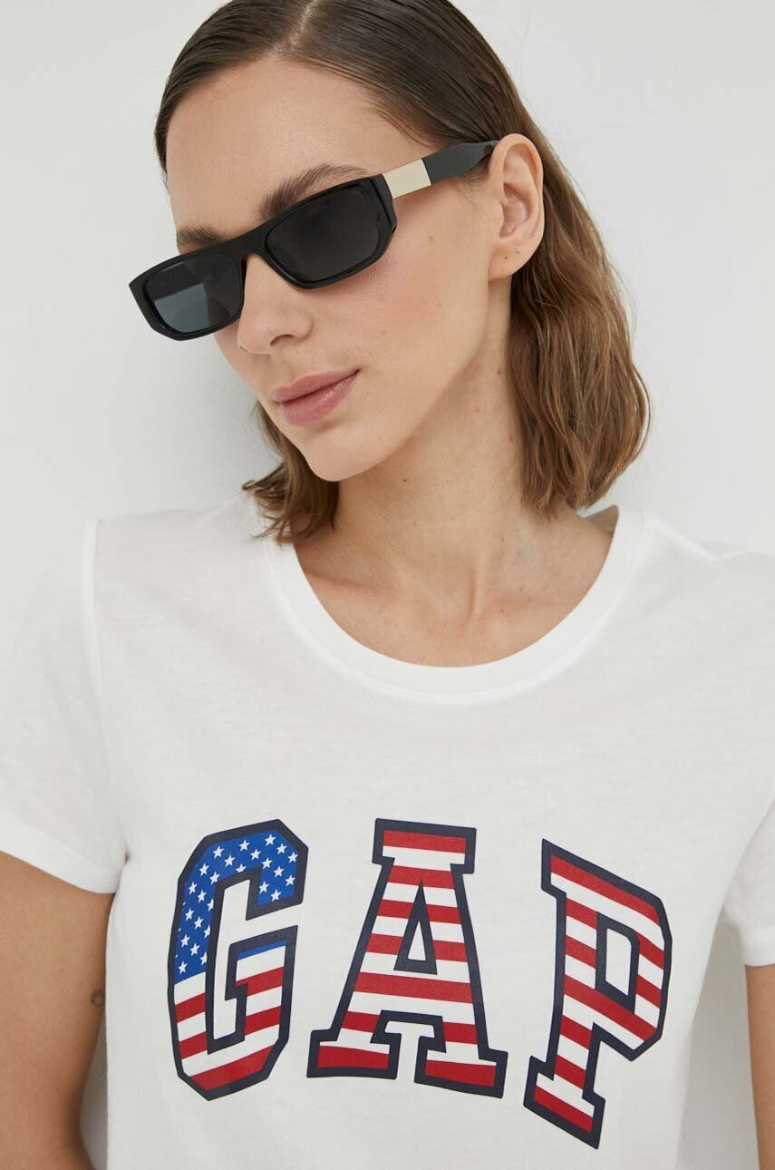 Gap t-shirt női fehér - Pepit.hu