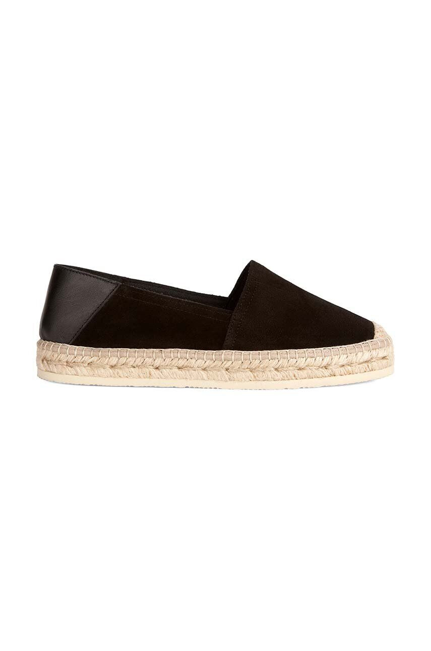 Geox bőr espadrilles D LAMPEDUSA fekete D35V0A 02285 C9999 - Pepit.hu