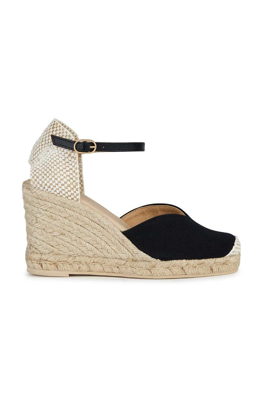 Geox espadrilles D GELSA fekete éksarkú D35TPA 00010 C9999 - Pepit.hu