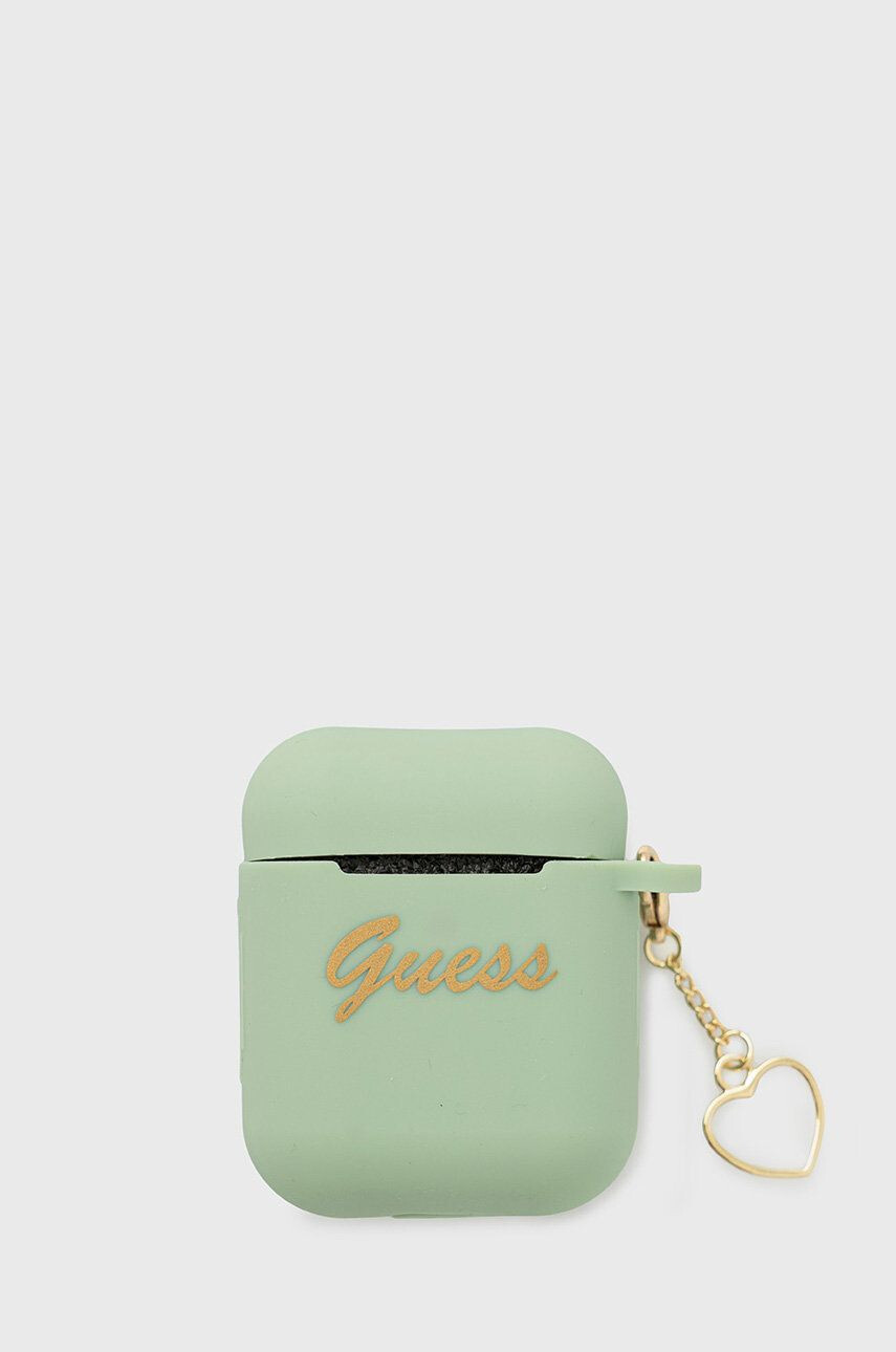 Guess airpods tartó Airpods Cover zöld - Pepit.hu