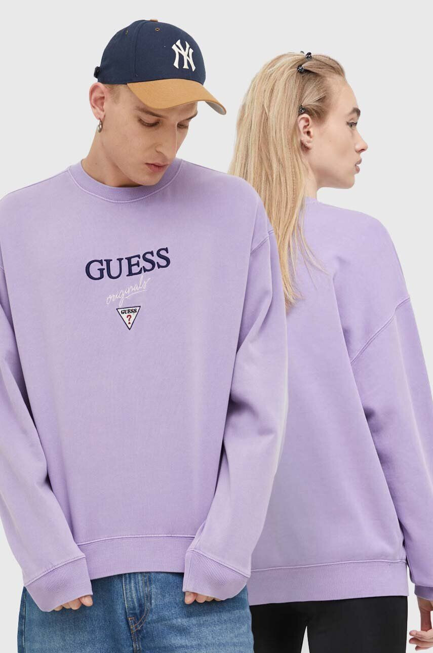 Guess Originals felső Go Baker lila nyomott mintás - Pepit.hu