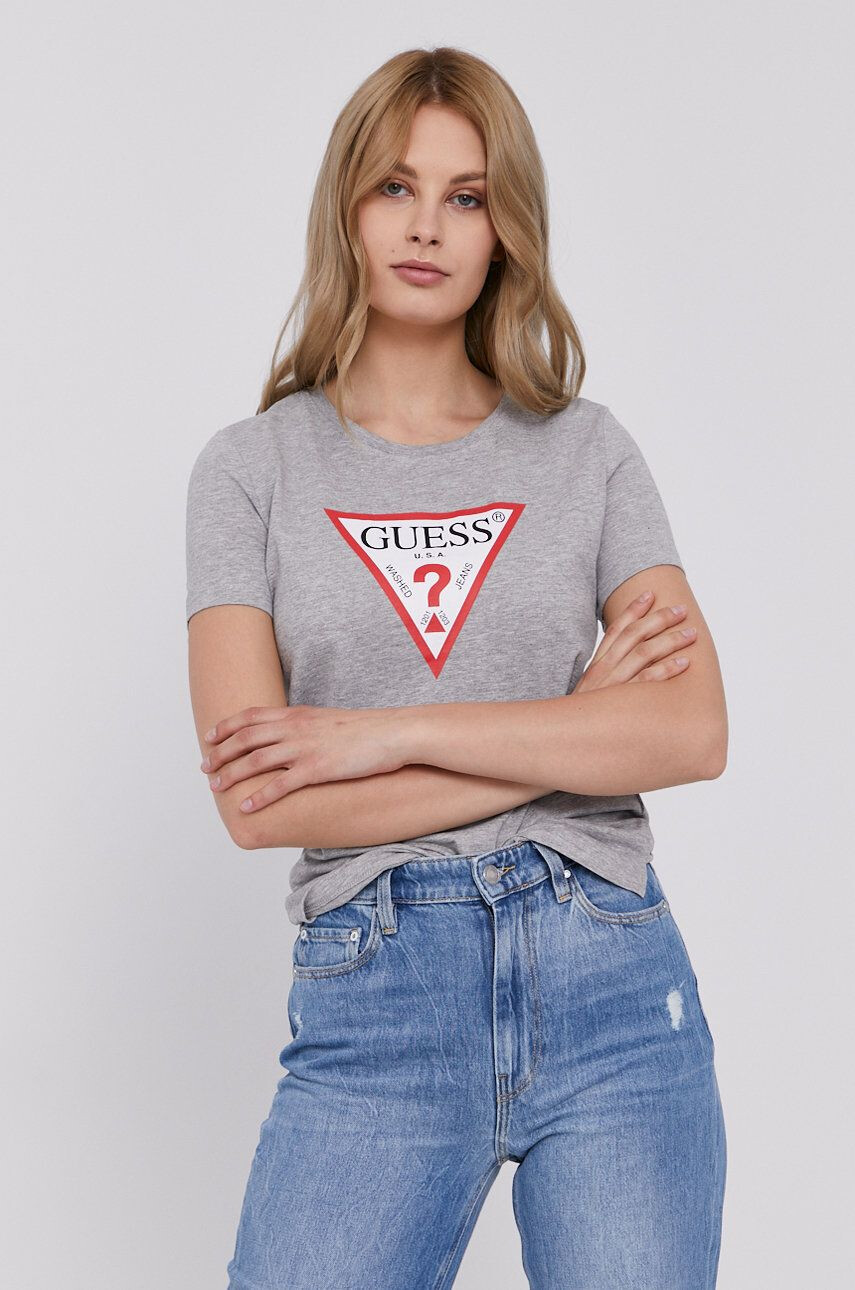 Guess t-shirt női szürke - Pepit.hu