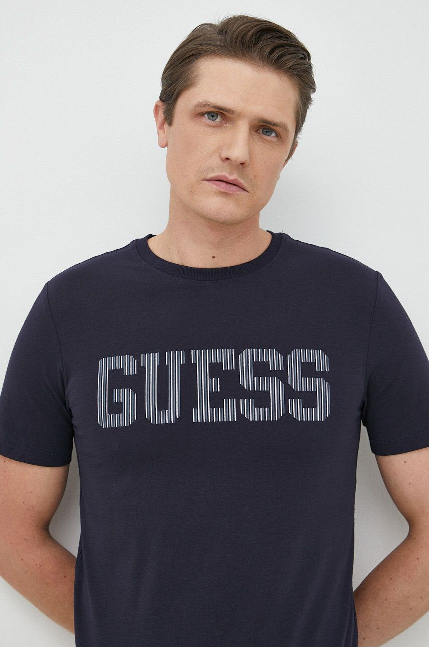 Guess t-shirt fekete férfi mintás - Pepit.hu