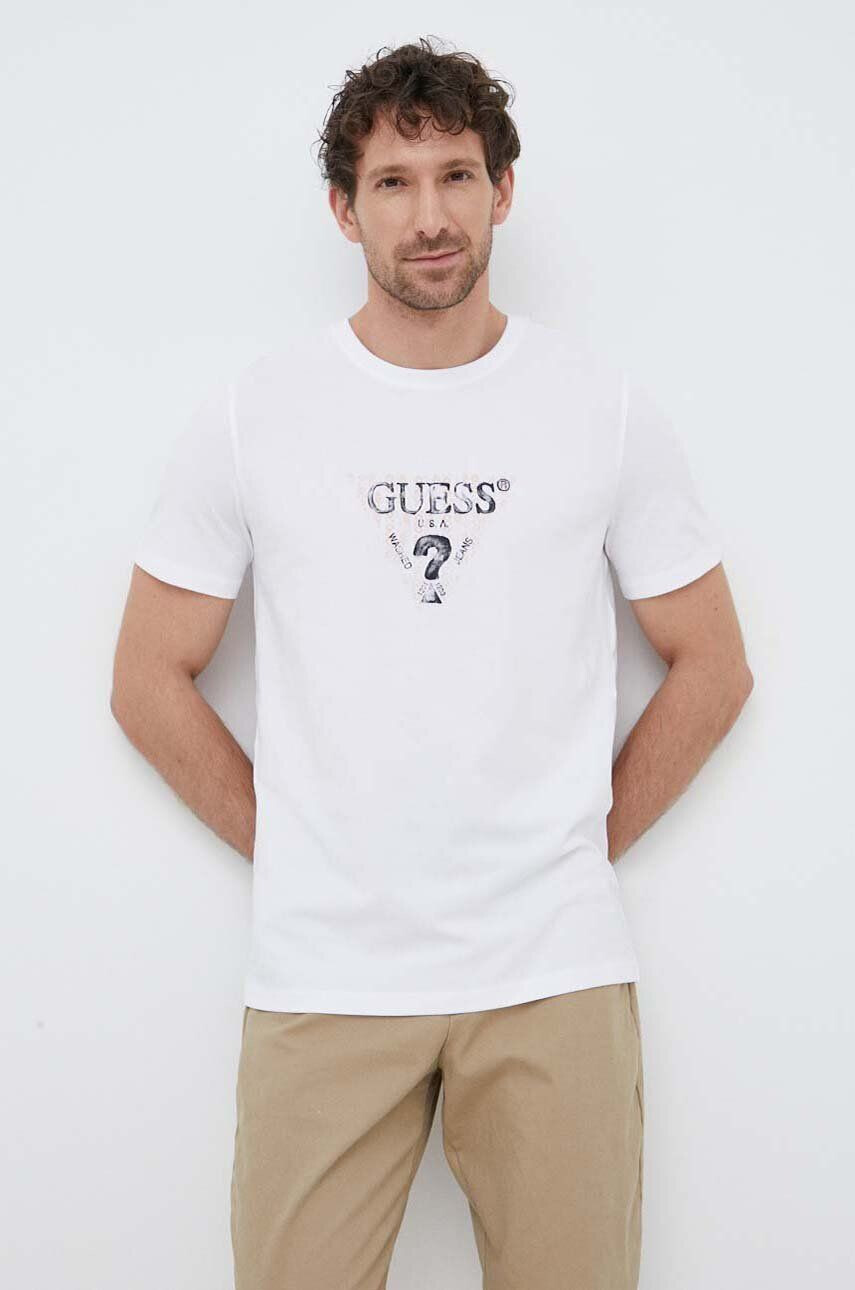 Guess t-shirt férfi nyomott mintás - Pepit.hu