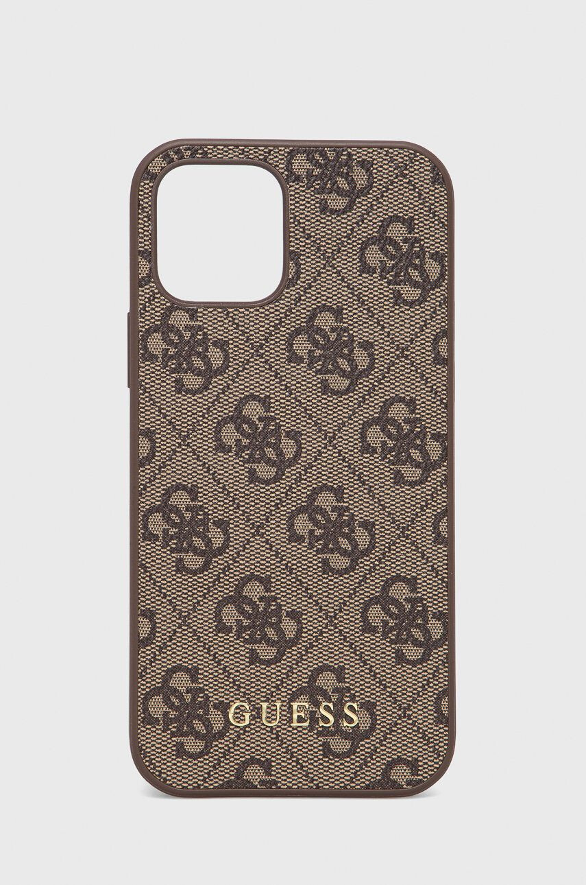 Guess telefon tok Iphone 12 / 12 Pro 61'' barna - Pepit.hu