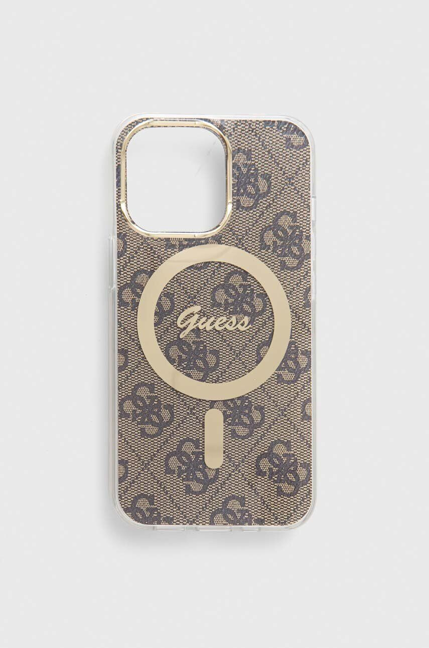 Guess telefon tok iPhone 13 Pro / 13 6.1" bézs - Pepit.hu