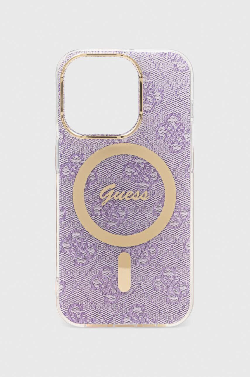 Guess telefon tok iPhone 14 Pro 6.1" lila - Pepit.hu