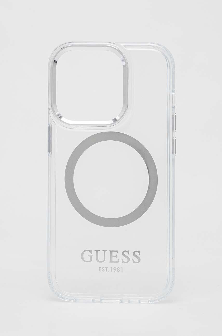 Guess telefon tok iPhone 14 Pro 61" ezüst - Pepit.hu