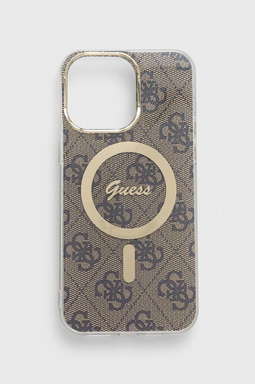 Guess telefon tok iPhone 14 Pro Max 6.7" bézs - Pepit.hu