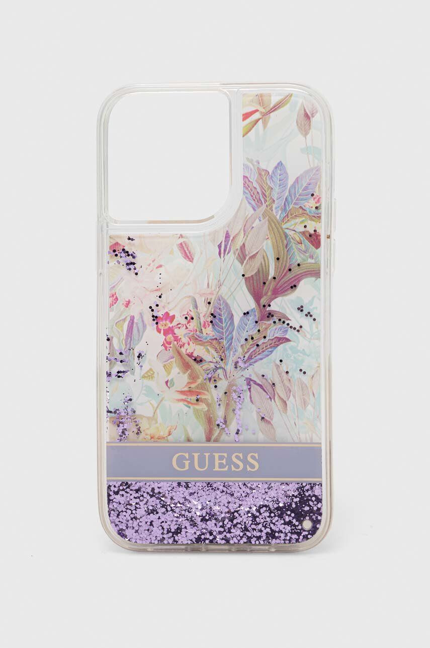 Guess telefon tok Iphone 14 Pro Max 67" lila - Pepit.hu