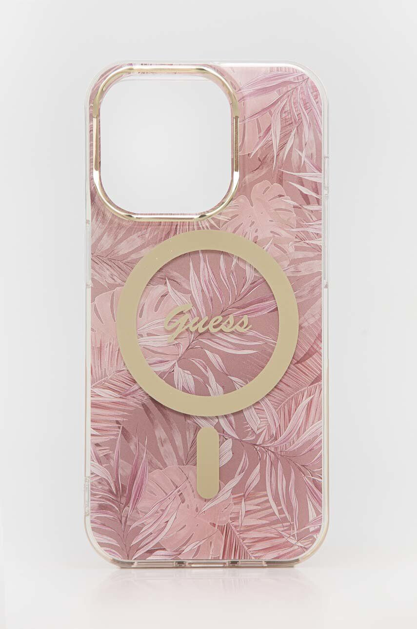 Guess telefontok és töltő iPhone 14 Pro 61'' rózsaszín - Pepit.hu