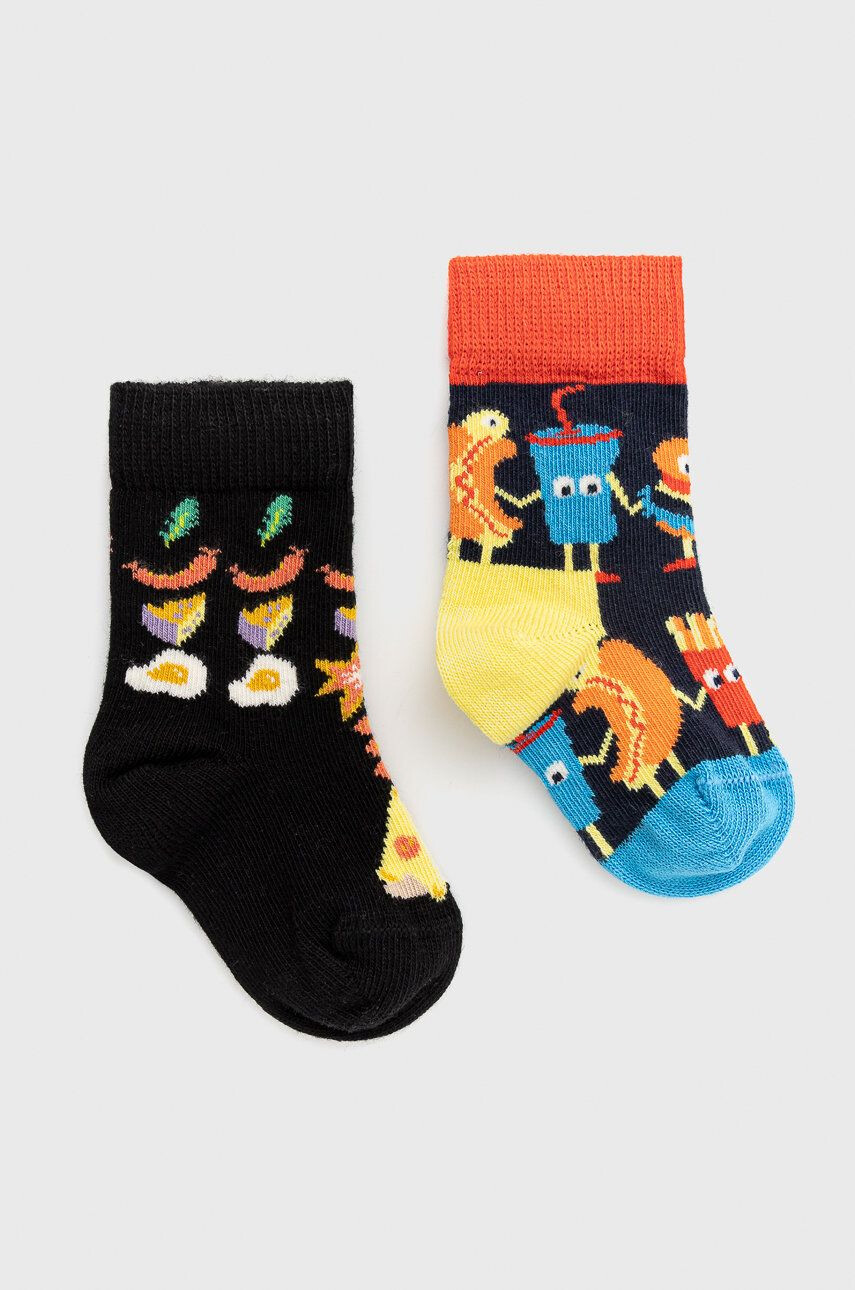 Happy Socks Gyerek zokni Food Friends (2-pár) - Pepit.hu