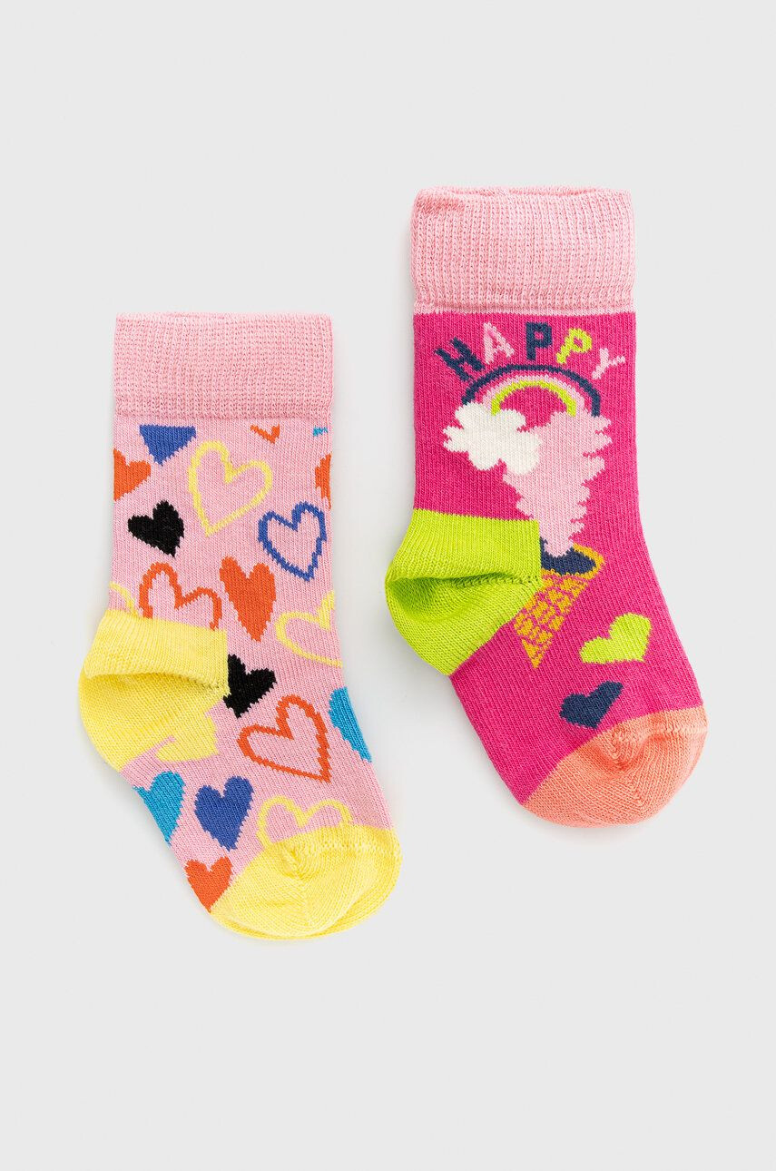 Happy Socks Gyerek zokni Happy Love (2-pár) - Pepit.hu