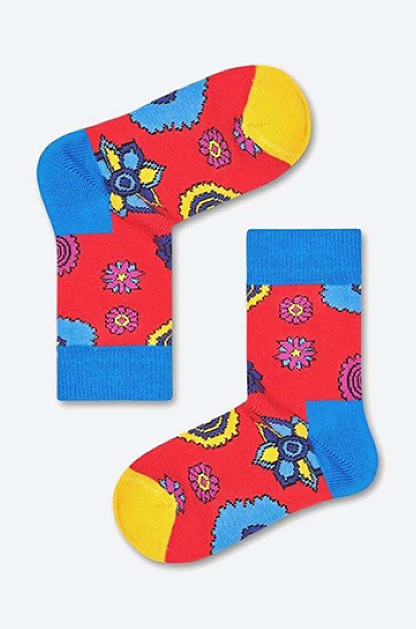 Happy Socks gyerek zokni x The Beatles 50th Anniversary piros KBEA01-4000 - Pepit.hu