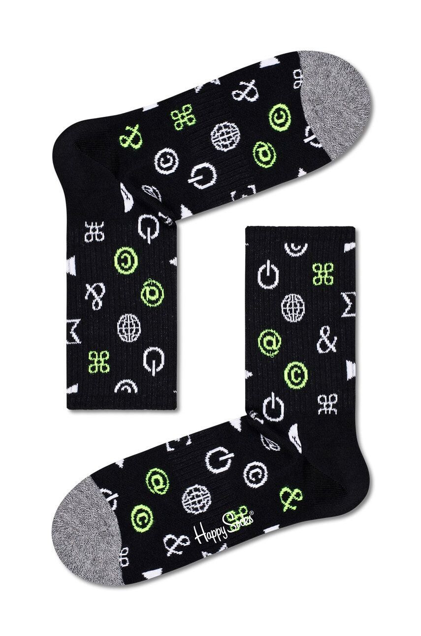 Happy Socks zokni Ctrl Alt Del 3/4 Crew - Pepit.hu