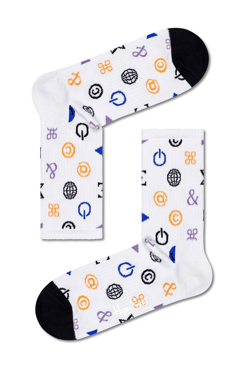 Happy Socks zokni Ctrl Alt Del 3/4 Crew - Pepit.hu