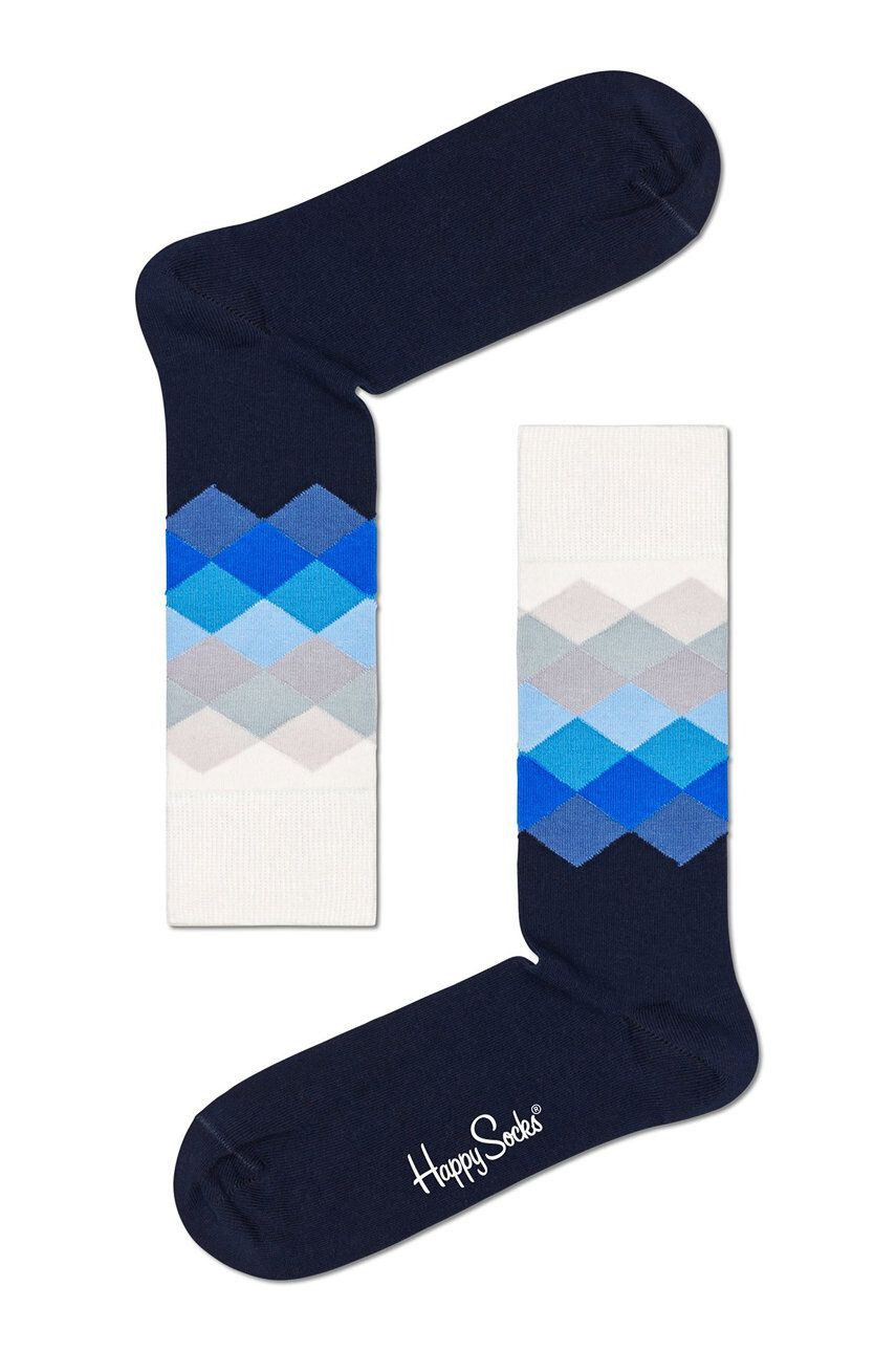 Happy Socks Zokni Faded Diamond - Pepit.hu