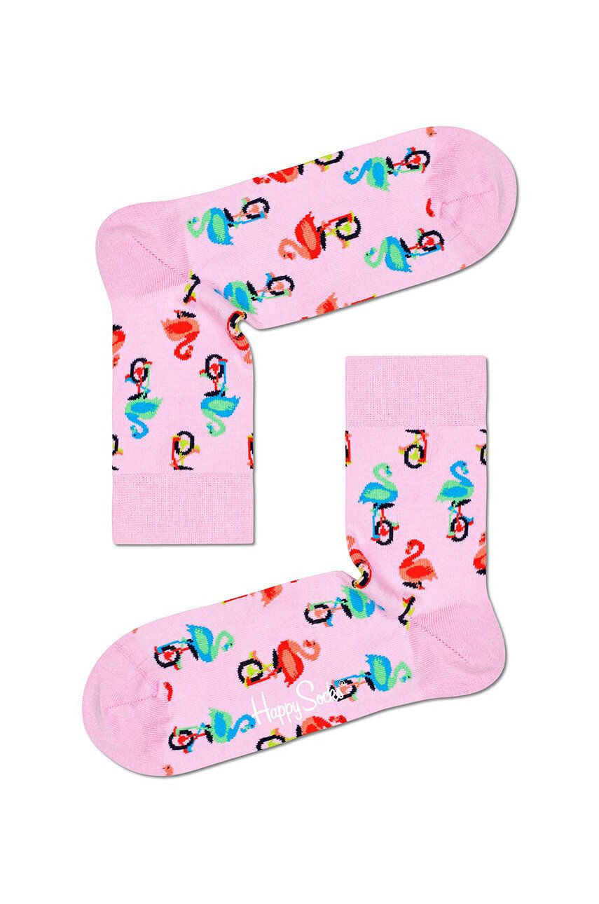 Happy Socks Zokni Flamingo Half Crew - Pepit.hu