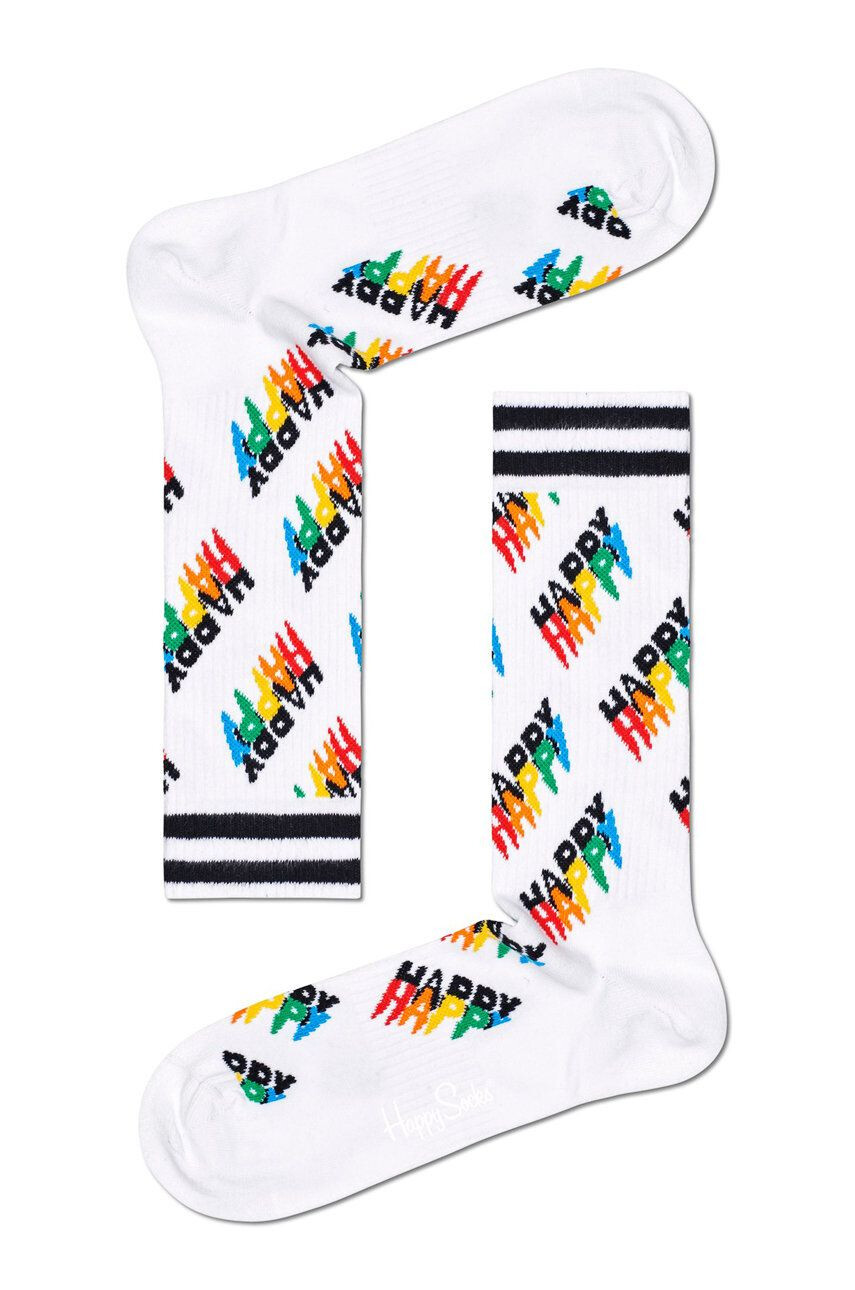 Happy Socks Zokni Happy Logo Thin Crew - Pepit.hu