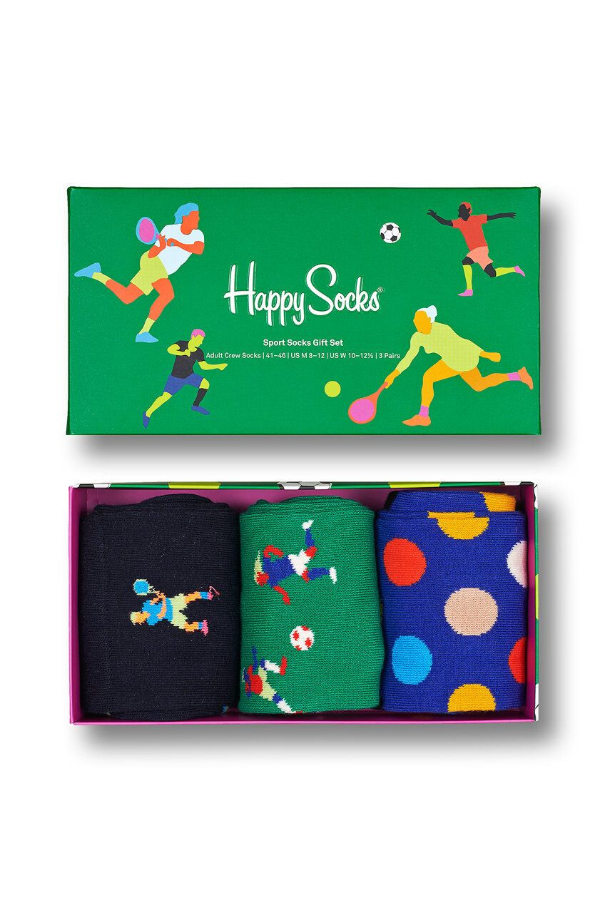 Happy Socks zokni Sports Socks Gift Set (3-Pack) - Pepit.hu